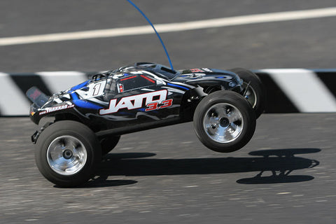 Traxxas Jato 3.3: 1/10 Scale 2-Speed Nitro-Powered 2WD Stadium Truck with TQi 2.4GHz Radio System and Traxxas Link Wireless Module (55077-1)