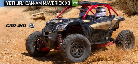 1/18 Yeti Jr. Can-Am Maverick 4WD Brushed RTR (AXI90069)