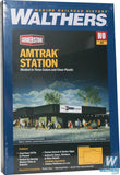 Walthers Amtrak(R) Station -- Kit - 8-9/16 x 11-13/16" 21.5 x 30cm (933-3088)